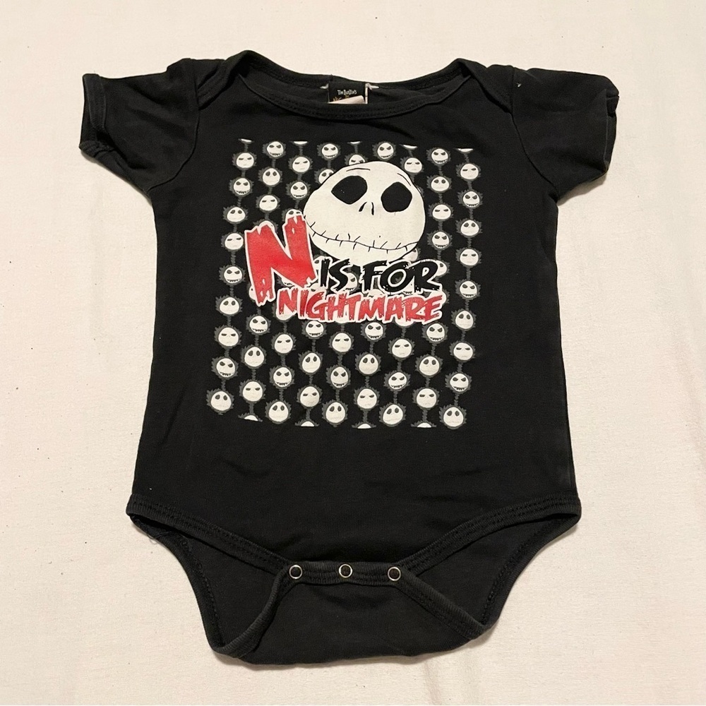 Nightmare Before Christmas Baby One Piece Size 12-18 Months Onesie